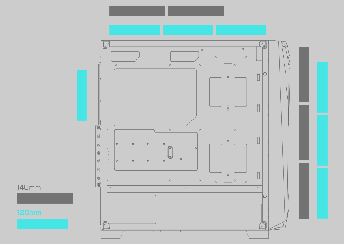 GIGABYTE C301 GLASS Gaming Case